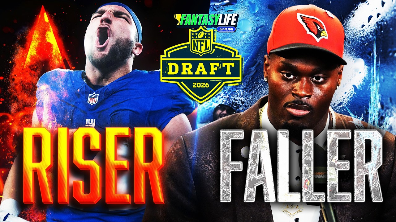 Fantasy Risers & Fallers from the NFL Draft (Rookies & Veterans)