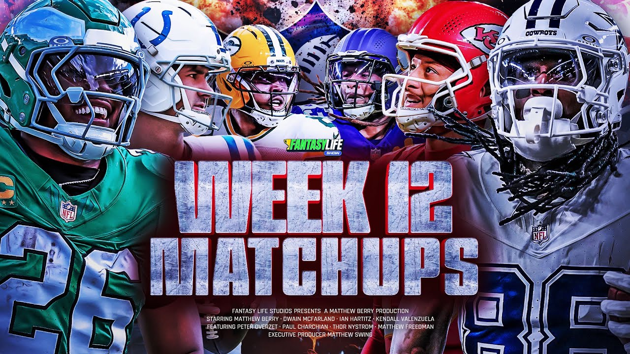 Breaking Down Every Week 12 Matchup for Fantasy Football