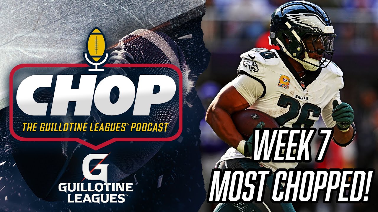 Most Chopped Players in Week 7 Guillotine Leagues™ (and What to Bid on Them!)