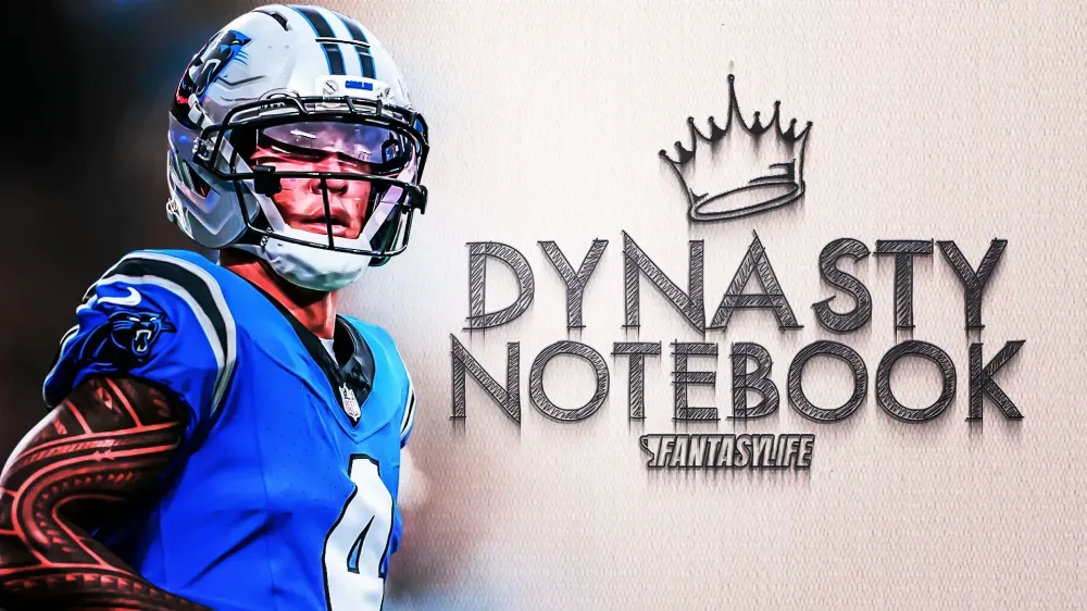 Dynasty Fantasy Football Notebook: Tetairoa McMillan, Jordan Mason, and More