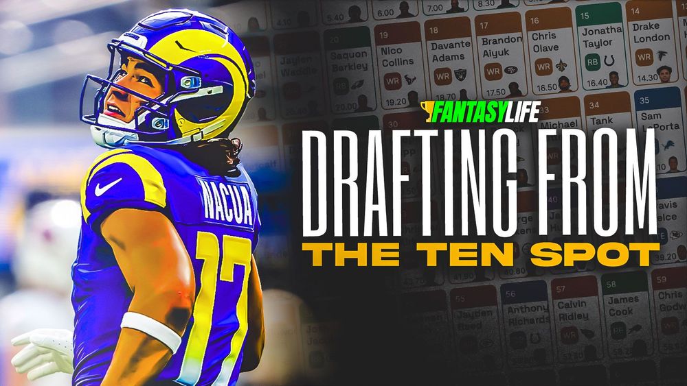 Drafting from 1.10: Optimal fantasy draft strategy with the No. 10 pick
