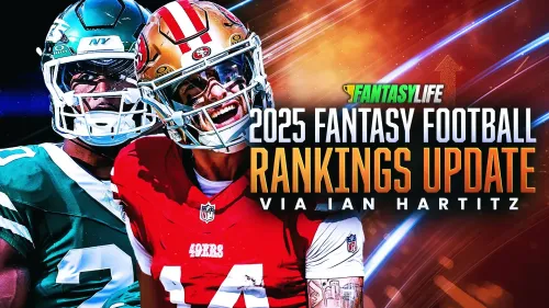 Fantasy Football 2025 Rankings Update: Jacory Croskey-Merritt, Ricky Pearsall, And More