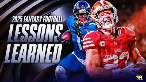 Six Lessons We Learned From The 2025 Fantasy Football Season