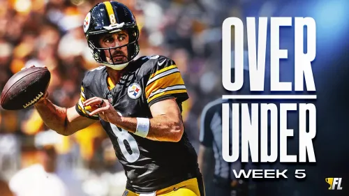 NFL Total (Over/Under) Picks for Week 5: Sneaky Shootout Potential in Pittsburgh?