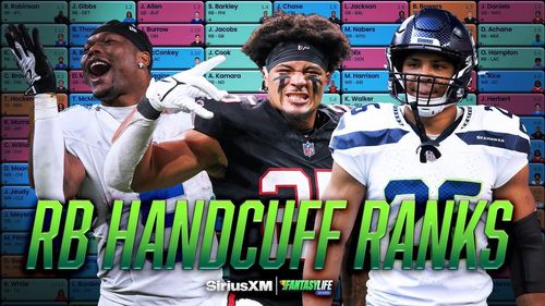 Our RB Handcuff Rankings for 2025 Fantasy Football
