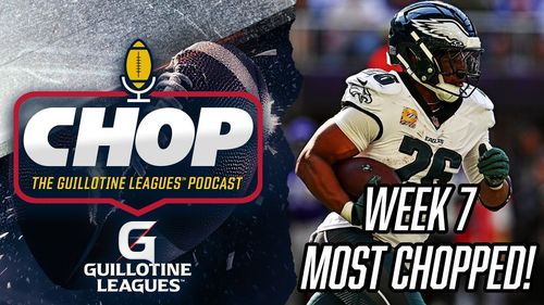 Most Chopped Players in Week 7 Guillotine Leagues™ (and What to Bid on Them!)