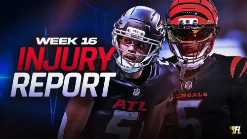 Week 16 Fantasy Football Injury Report: Following Drake London, Tee Higgins and More Statuses