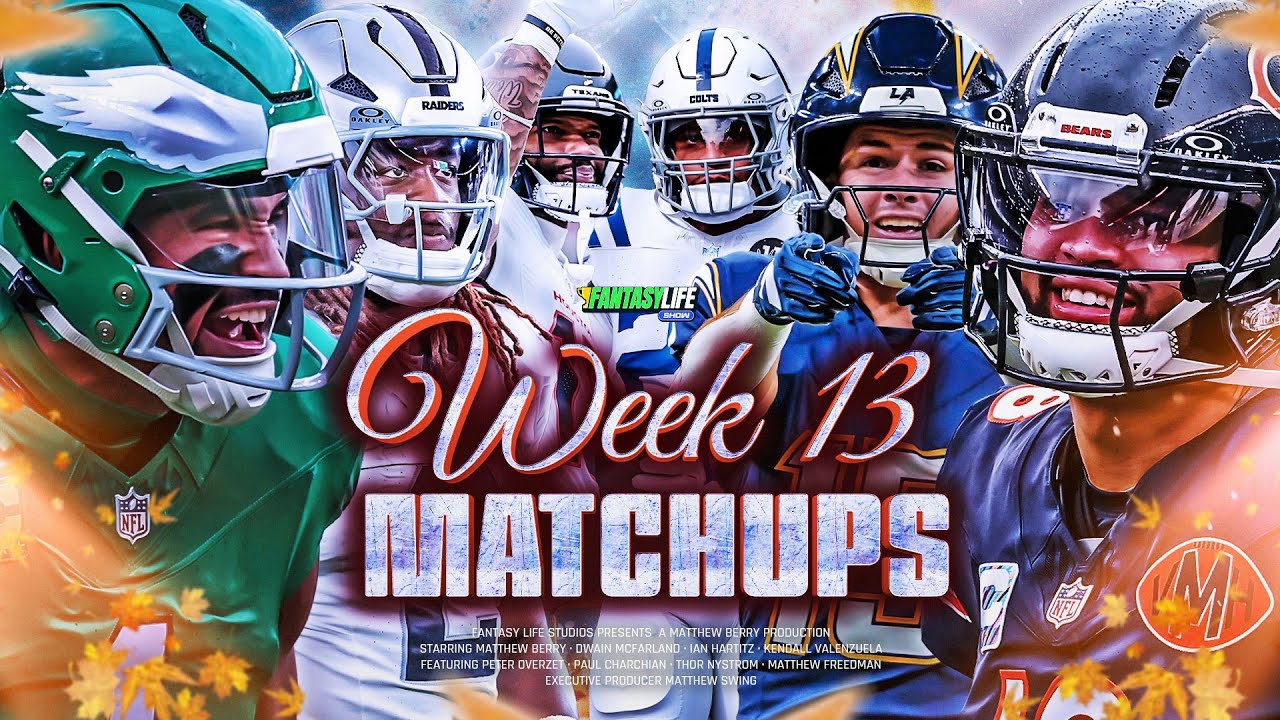 Breaking Down Every Week 13 Matchup for Fantasy Football